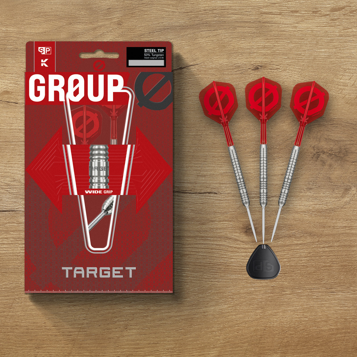 Target Group Ø 03 50% Tungsten Swiss Point Steel Tip Dart Set