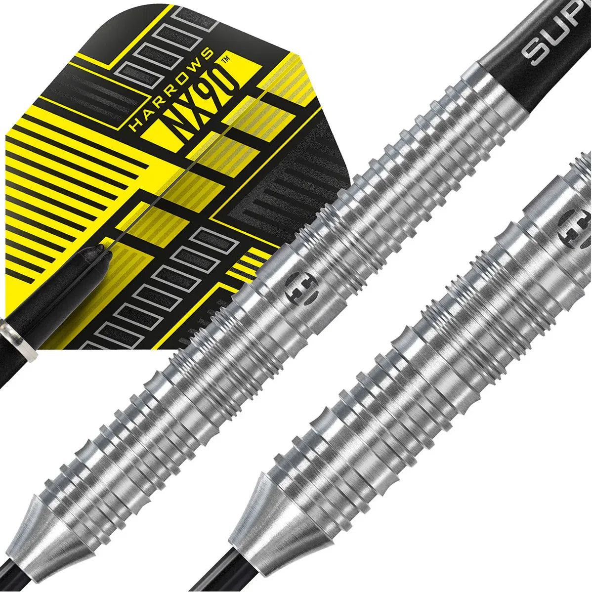 Harrows NX90 Parallel 90% Tungsten Steel Tip Dart Set image 1