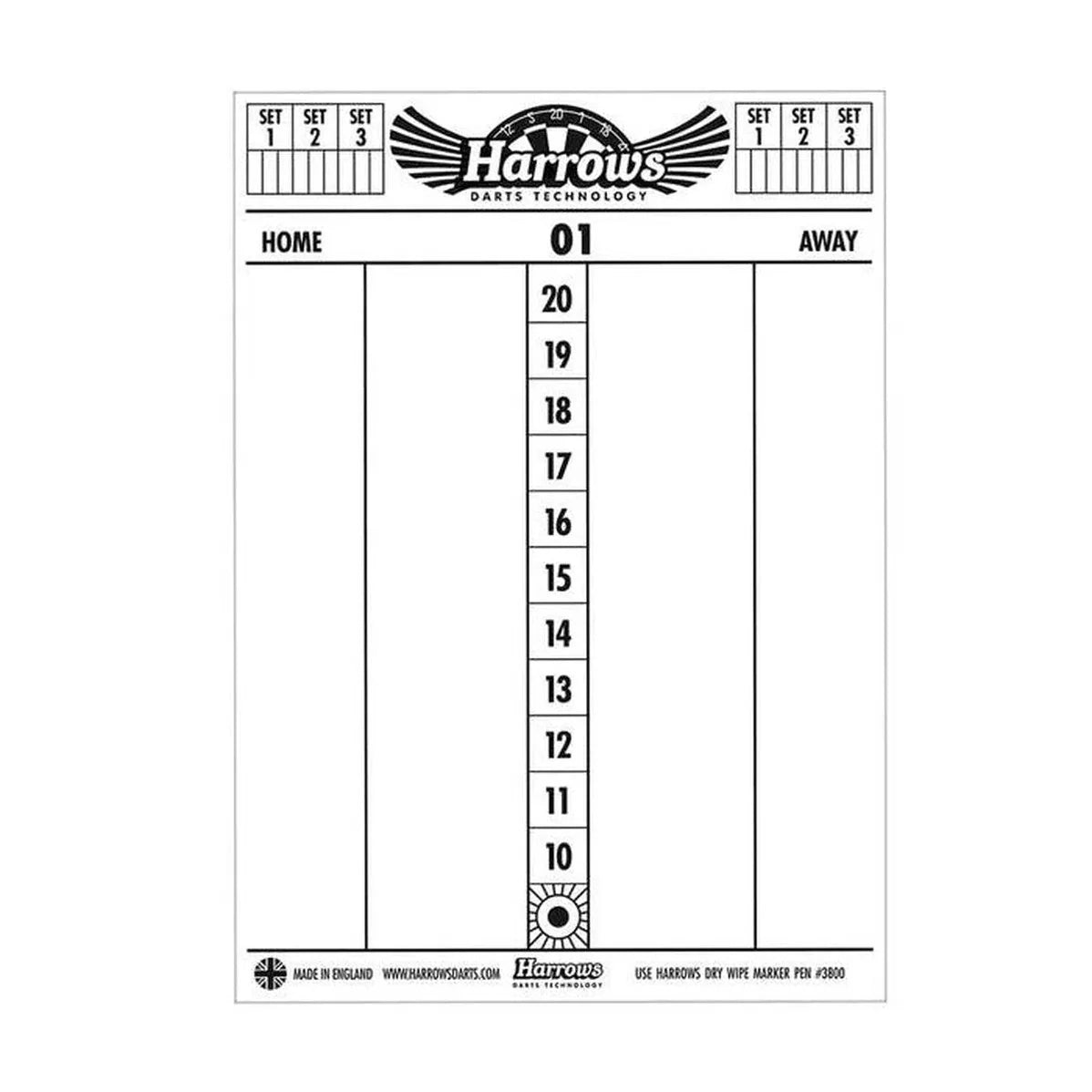 Harrows Dry Wipe Scoreboard image 0