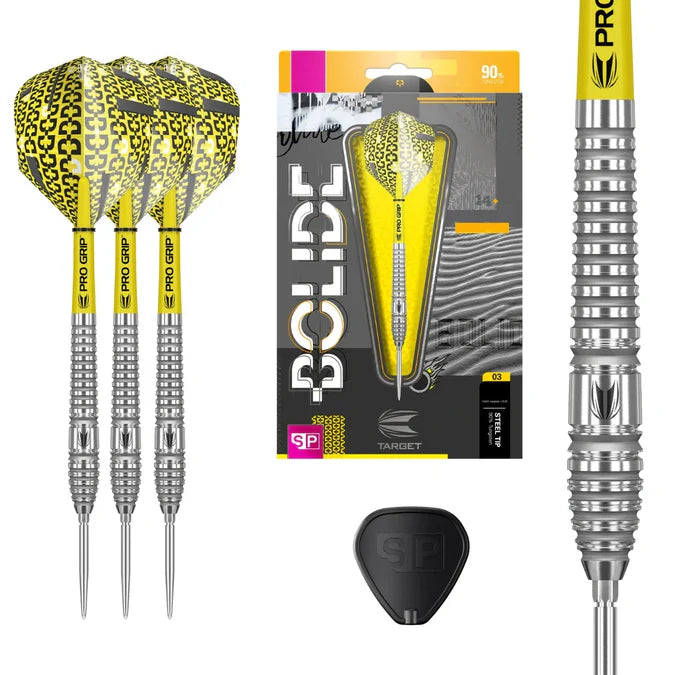 Target Bolide 03 90% Tungsten Swiss Point Steel Tip Dart Set