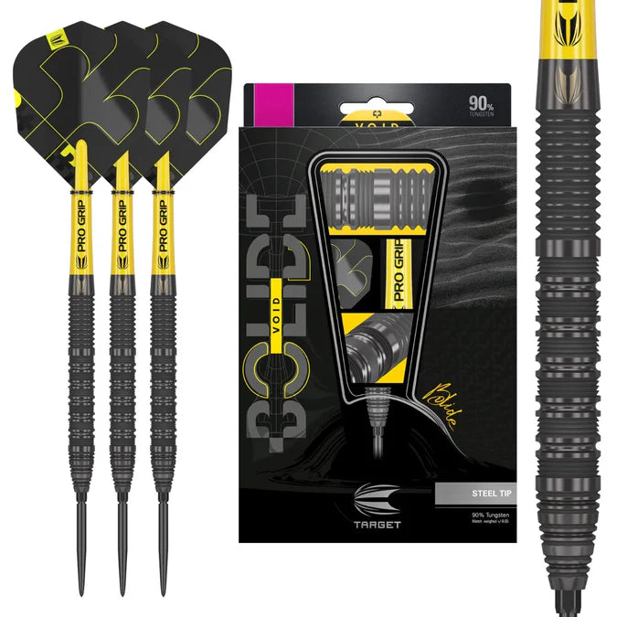 Target Bolide Void 01 90% Tungsten Swiss Point Steel Tip Dart Set