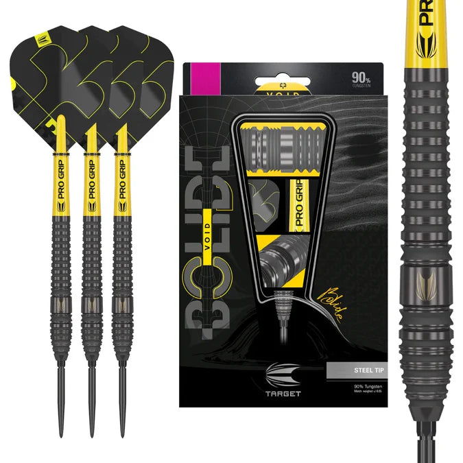 Target Bolide Void 03 90% Tungsten Swiss Point Steel Tip Dart Set