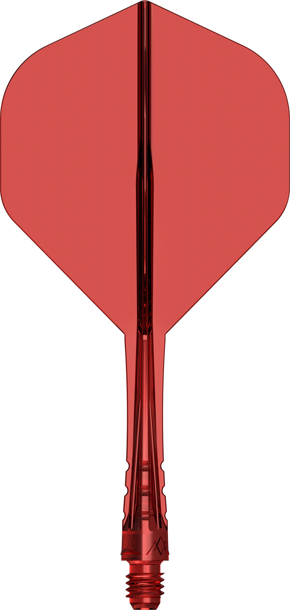 Mission Force 90 Vortex Clear Red No2 Moulded Flight & Shaft