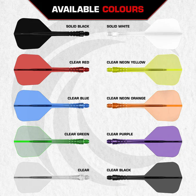 Mission Force 90 Vortex Neon Yellow No6 Moulded Flight & Shaft