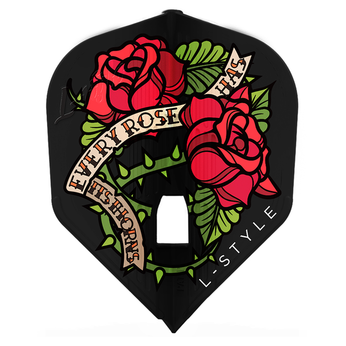 L-Style L3PRO KAMI Shape Lisa Ashton Black Flights