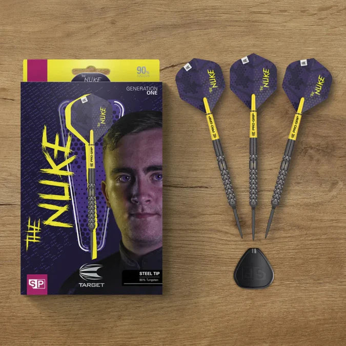 Target Luke Littler G1 90% Tungsten Swiss Point Steel Tip Dart Set