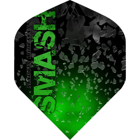 Mission Martin Lukeman Black & Green 100 Micron No2 Dart Flights