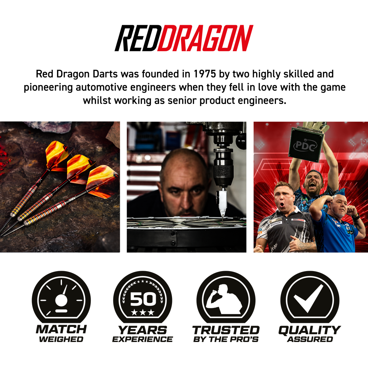 Red Dragon Furnace 90% Tungsten Core Steel Tip Dart Set