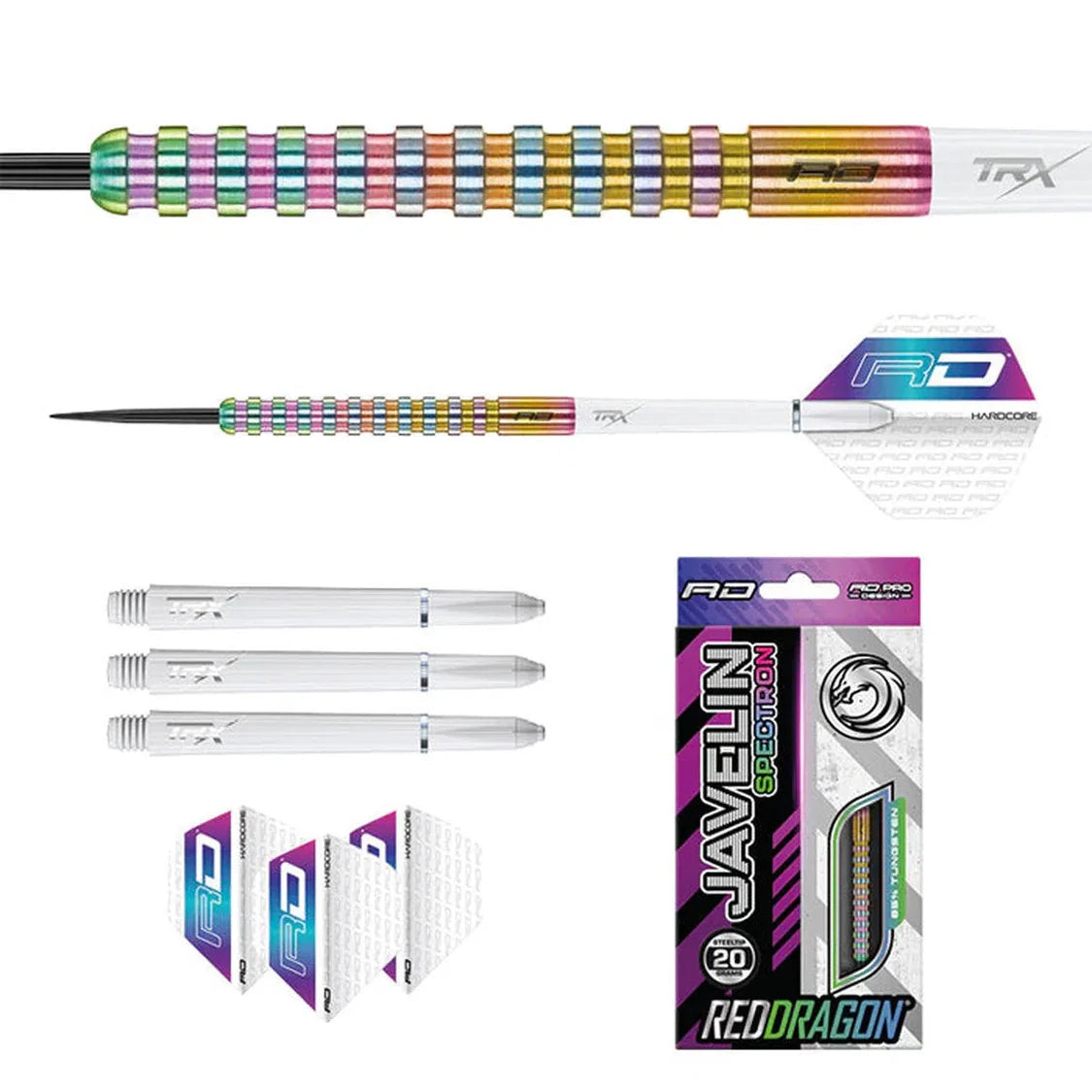 Red Dragon Javelin Spectron 85% Tungsten Steel Tip Dart Set