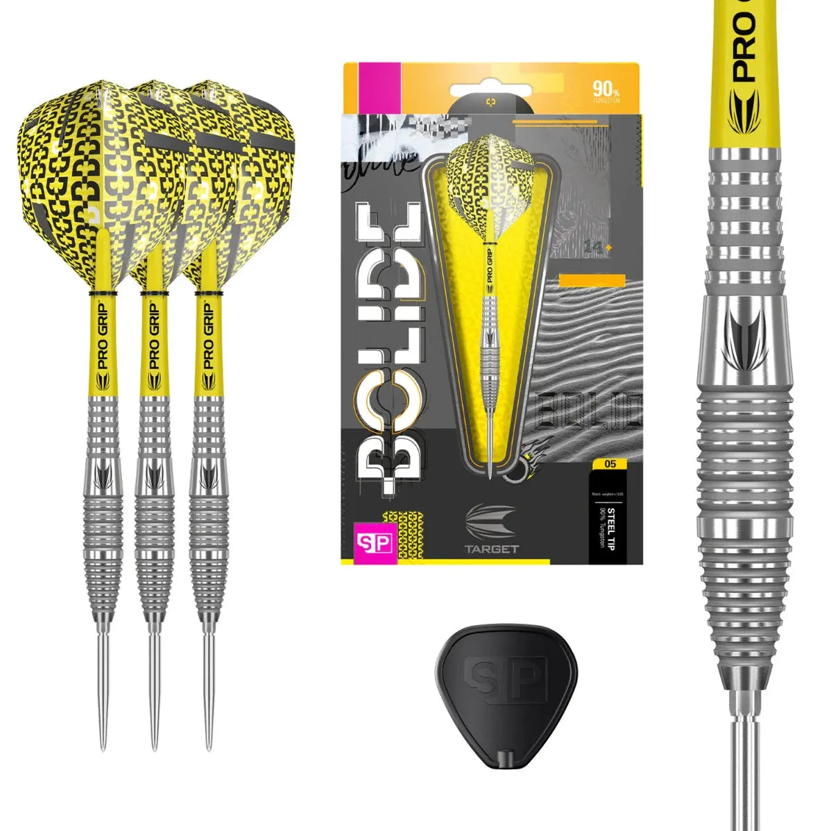 Target Bolide 05 90% Tungsten Swiss Point Steel Tip Dart Set