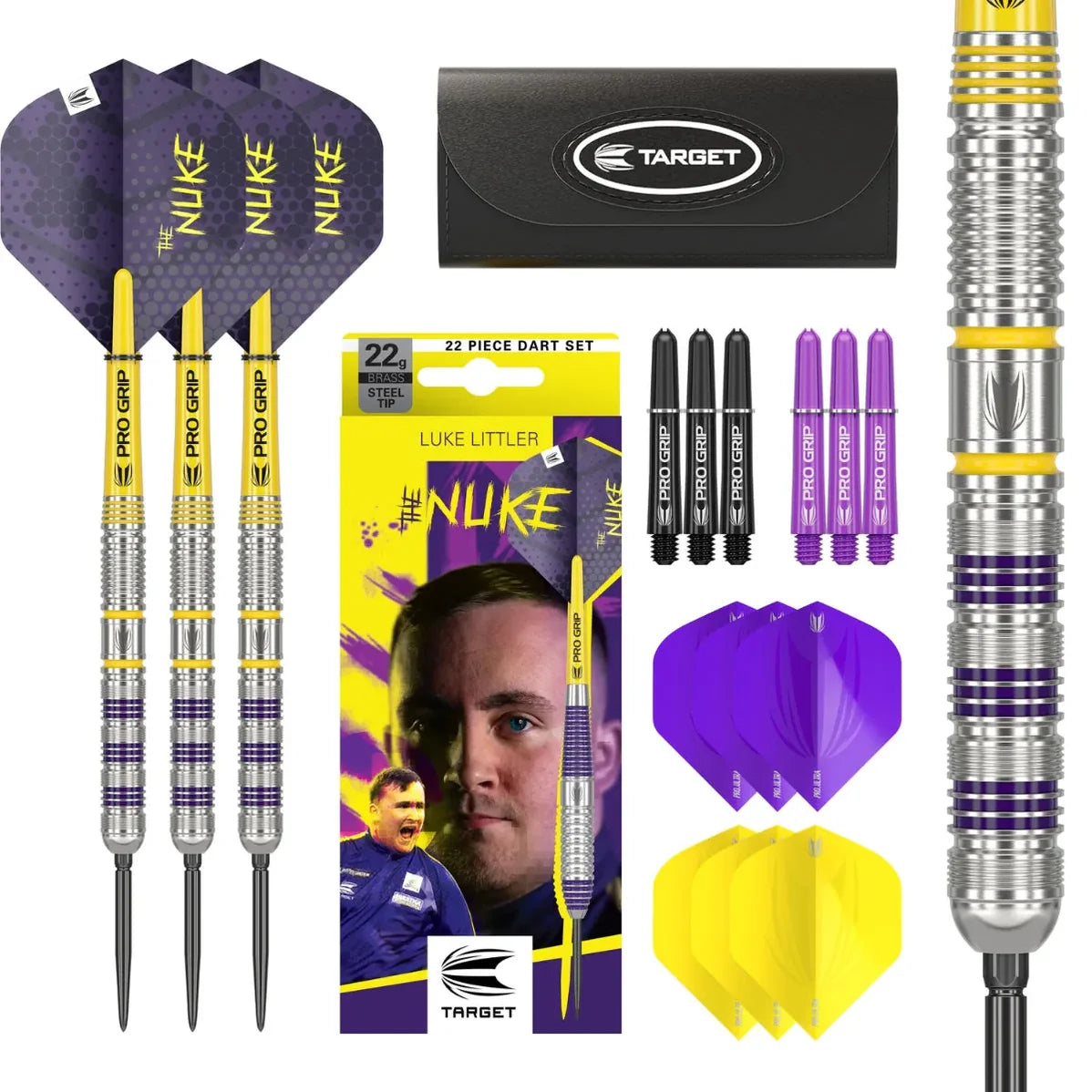 Target Luke Littler Brass Dart Set