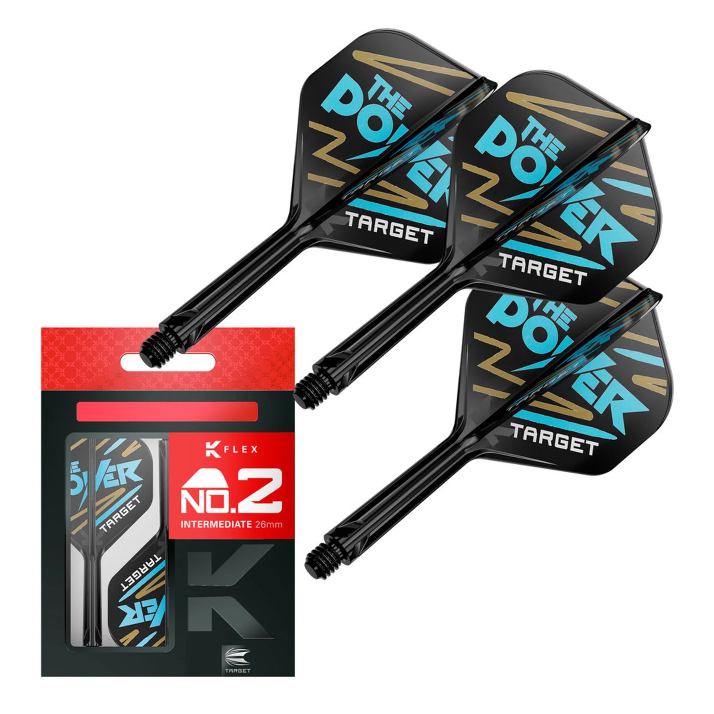 Target K-Flex Phil Taylor No2 Dart Flights image 1