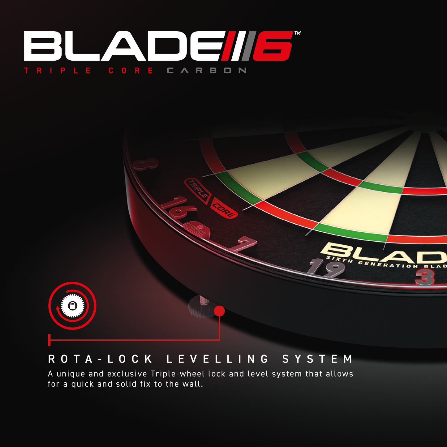 Winmau Blade 6 Triple Core Dartboard image 8