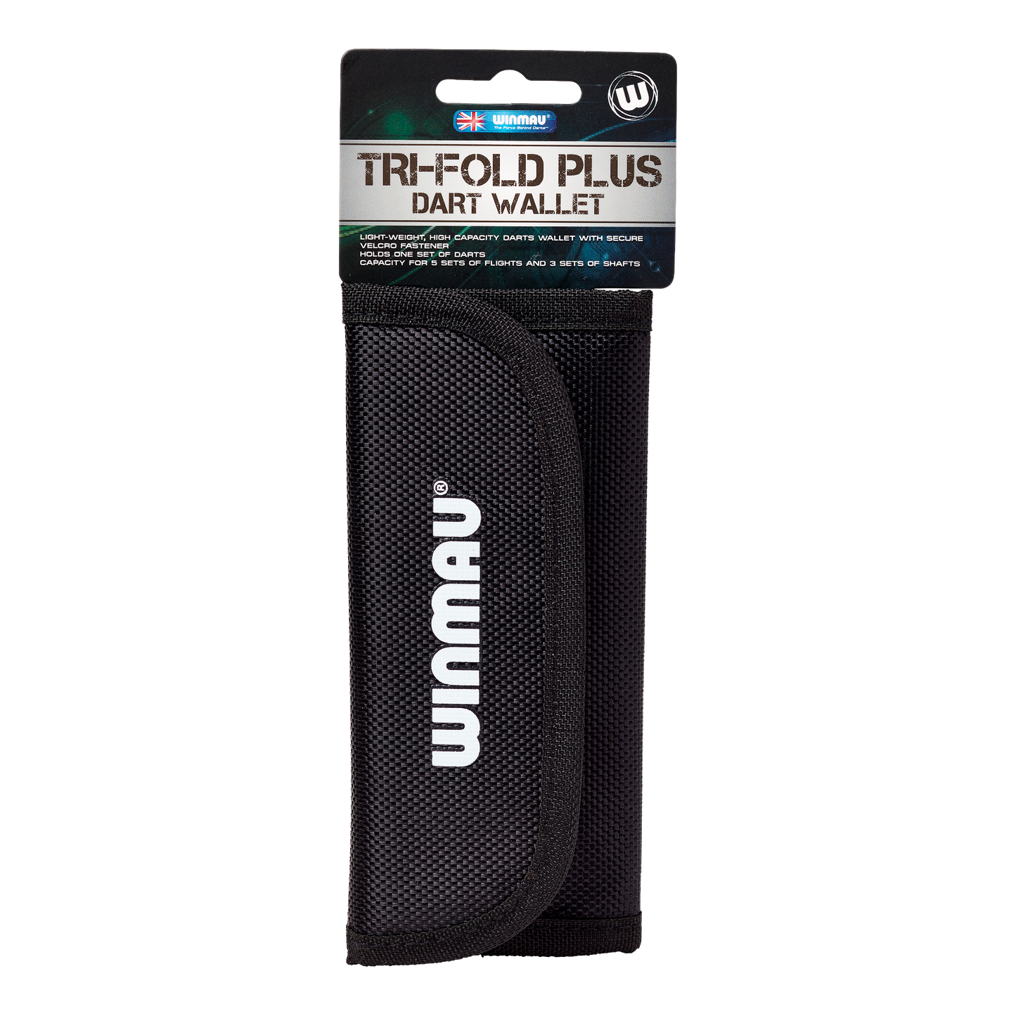 Winmau Tri-fold Black Dart Wallet image 0