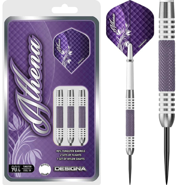 Designa Athena V2 - M1 - Steel Tip Dart Set Designa Athena V2 Steel Tip Darts - image 0