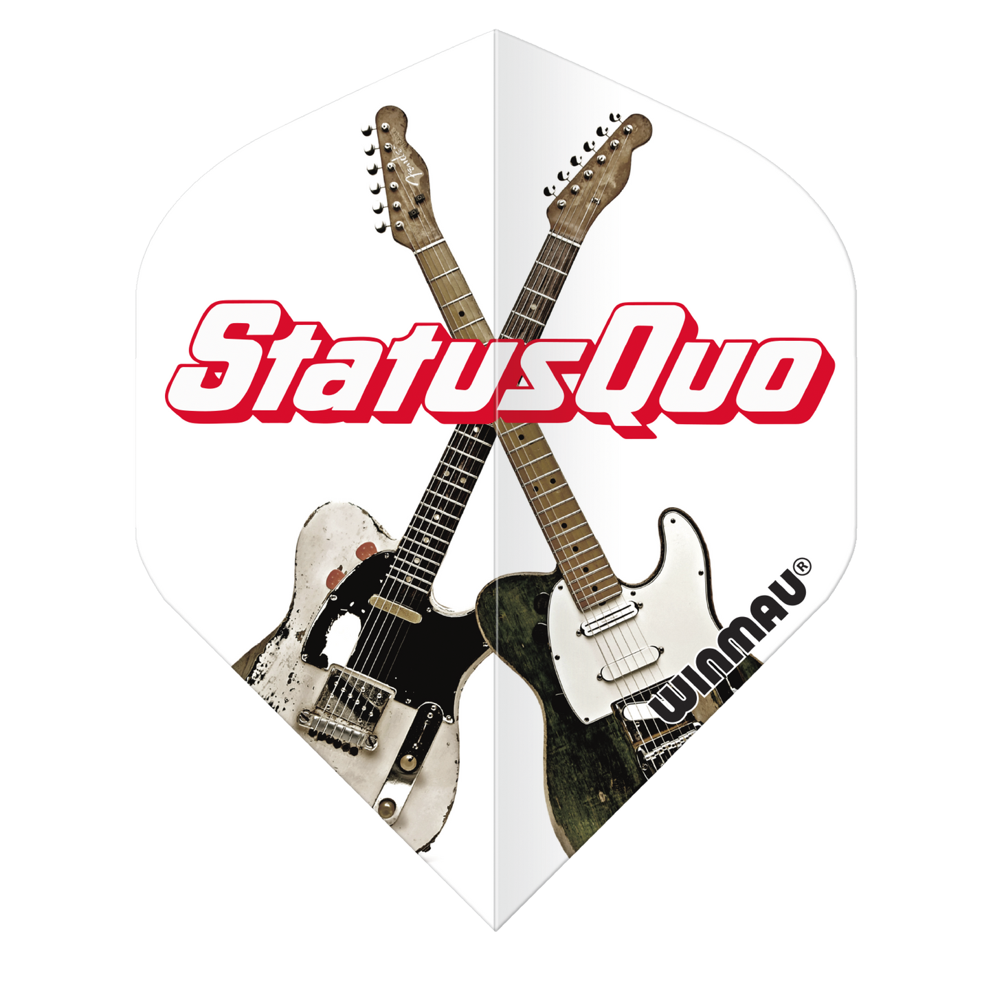 Winmau Rock Legends Status Quo Guitar Dart Flights