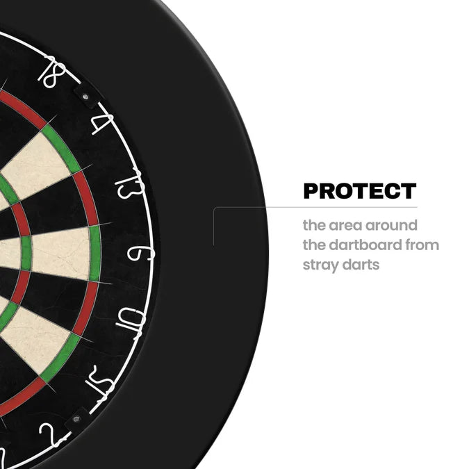 Designa Plain Black Dartboard Surround image 3