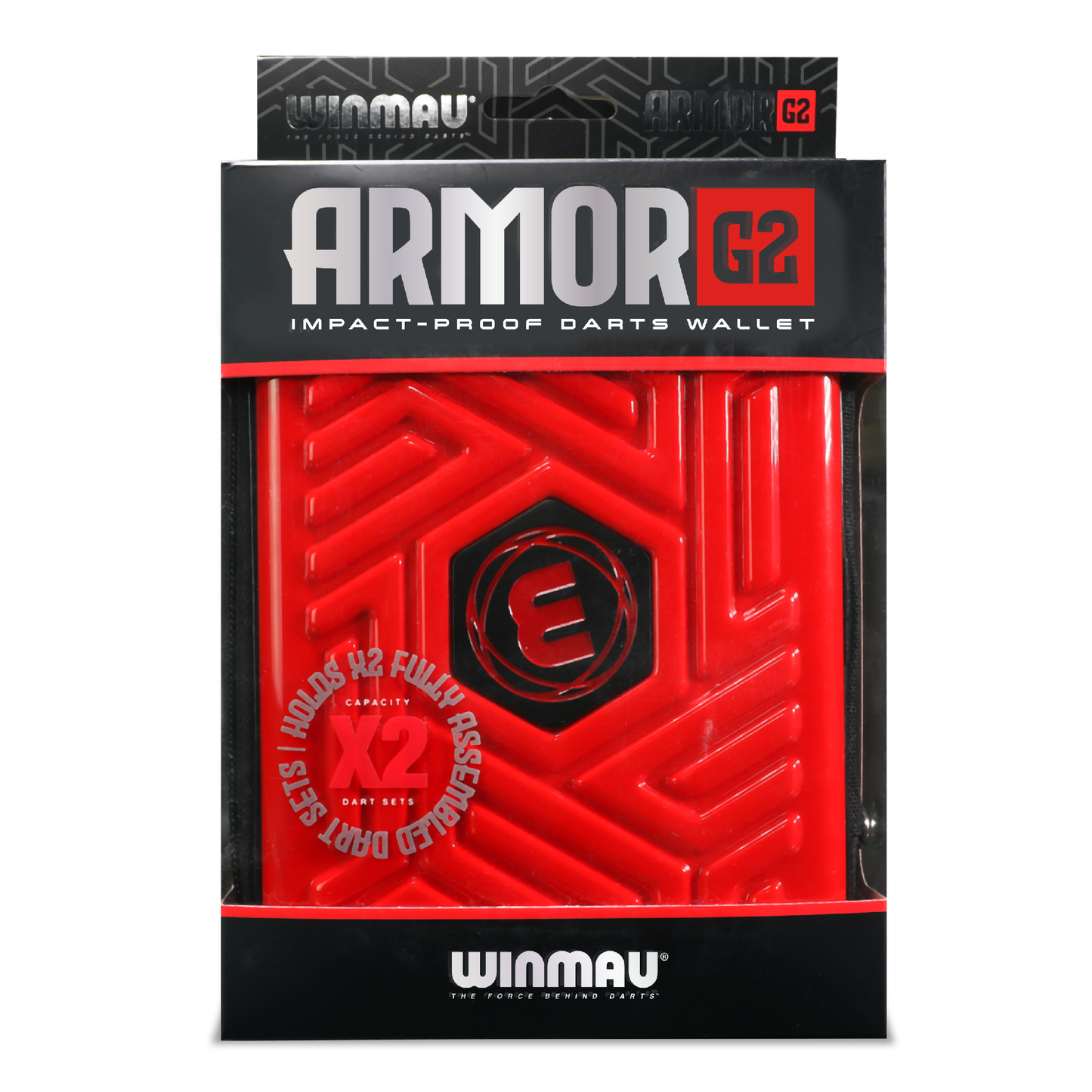 Winmau Armor G2 Red Dart Case image 5
