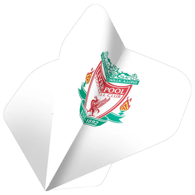 Liverpool FC Official Licensed LFC F2 White Main Crest 100 Micron No2 Dart Flights