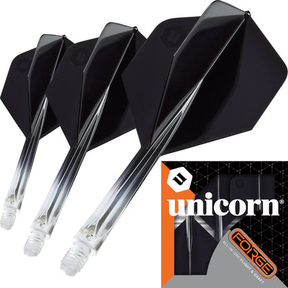 Unicorn Forge Plus Two-Tone Clear & Black Flight System