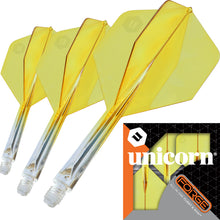 Unicorn Forge Plus Two-Tone Clear & Yellow Flight System