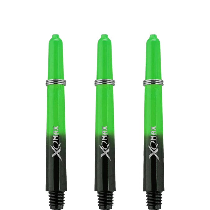 XQMax Gradient Polycarbonate Black & Green Dart Shaft Stem image 2