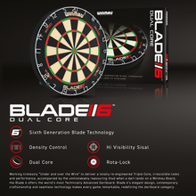 Winmau Blade 6 Dual Core Dartboard image 1