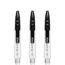 Mission Sabre Clear-Black Top Polycarbonate Dart Shaft Stem image 1