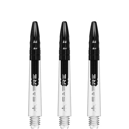 Mission Sabre Clear-Black Top Polycarbonate Dart Shaft Stem image 1