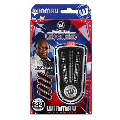 Winmau Leonard Gates 90% Tungsten Steel Tip Dart Set image 3