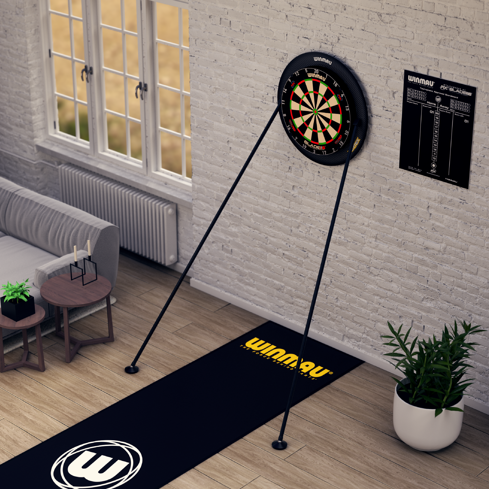 Winmau Vertex Dartboard Stand image 1