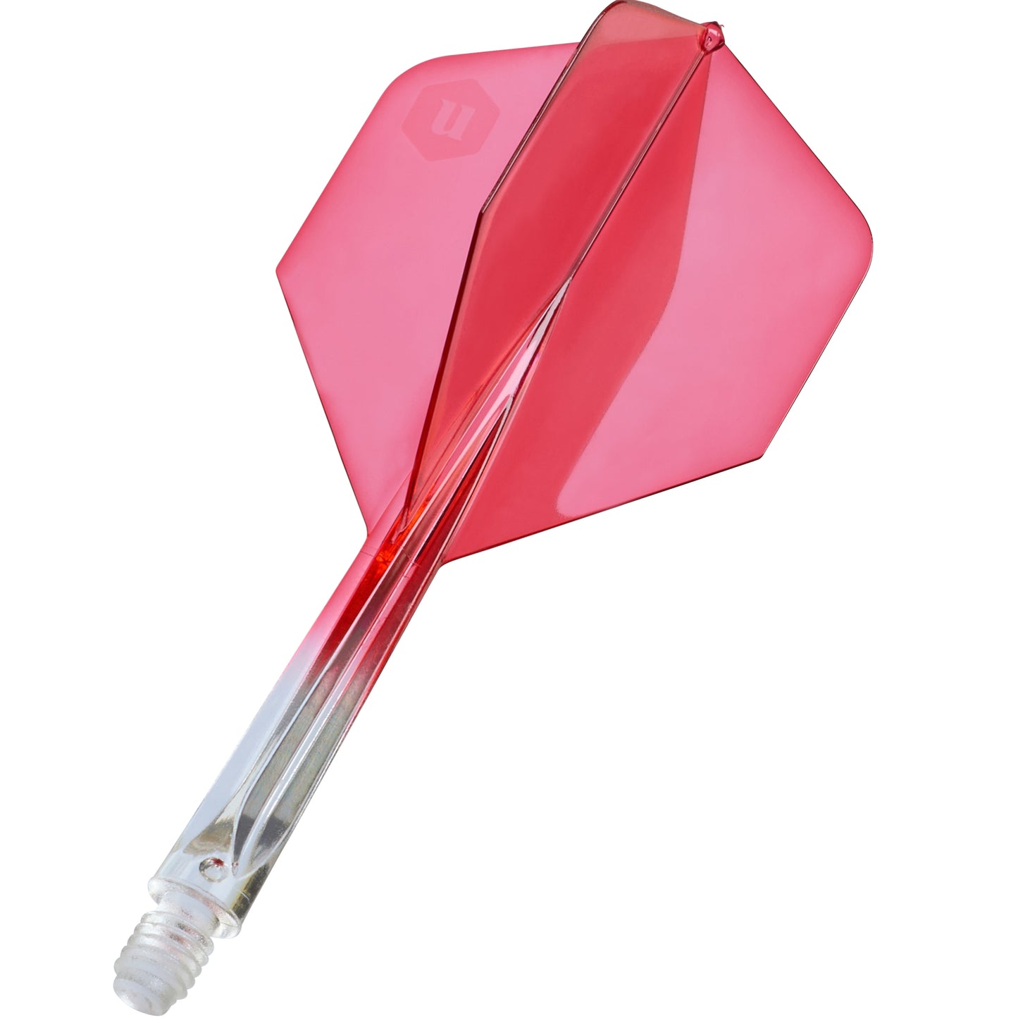 Unicorn Forge Plus Two-Tone Clear & Red Flight System