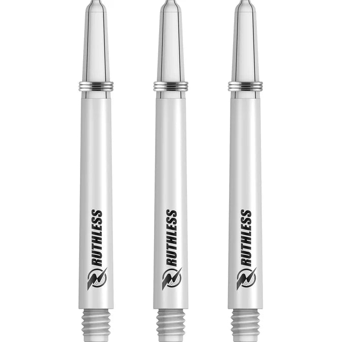 Ruthless Nylon White Deflectagrip Dart Shaft Stem image 1