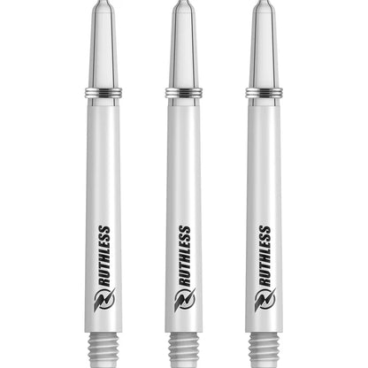 Ruthless Nylon White Deflectagrip Dart Shaft Stem image 1