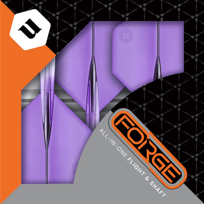 Unicorn Forge Plus Two-Tone Clear & Purple Flight System