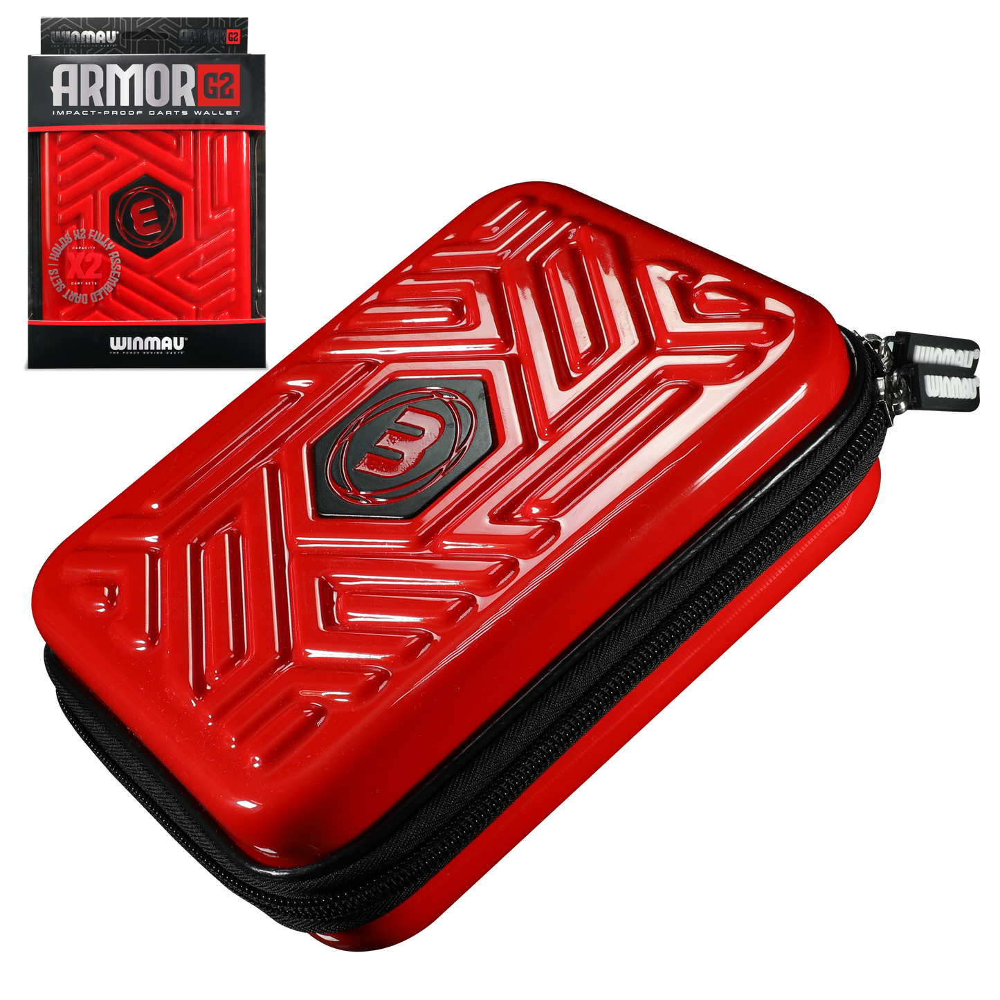 Winmau Armor G2 Red Dart Case image 0