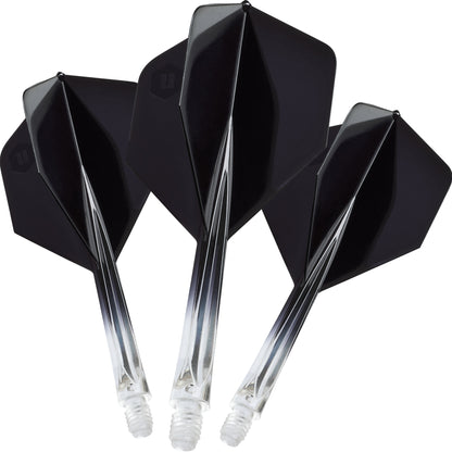 Unicorn Forge Plus Two-Tone Clear & Black Flight System