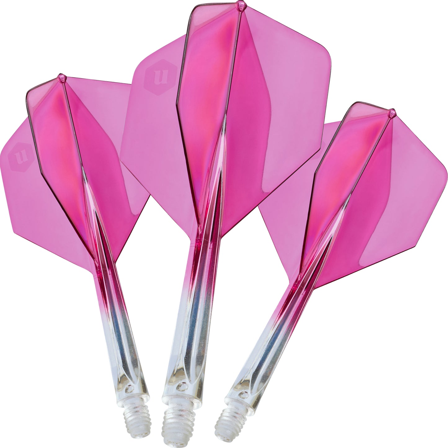 Unicorn Forge Plus Two-Tone Clear & Pink Flight System