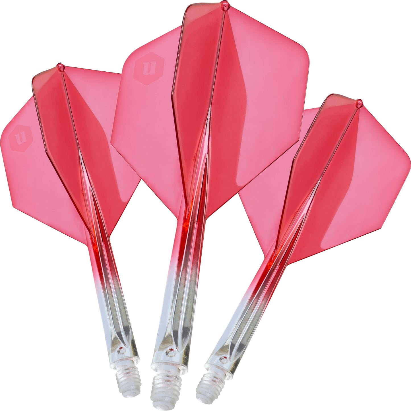 Unicorn Forge Plus Two-Tone Clear & Red Flight System