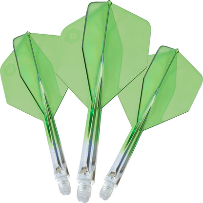 Unicorn Forge Plus Two-Tone Clear & Green Flight System
