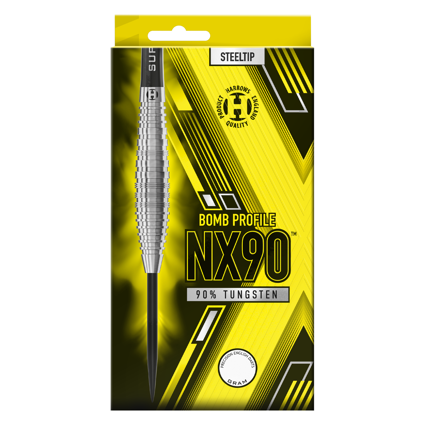Harrows NX90 Bomb 90% Tungsten Dart Set image 3