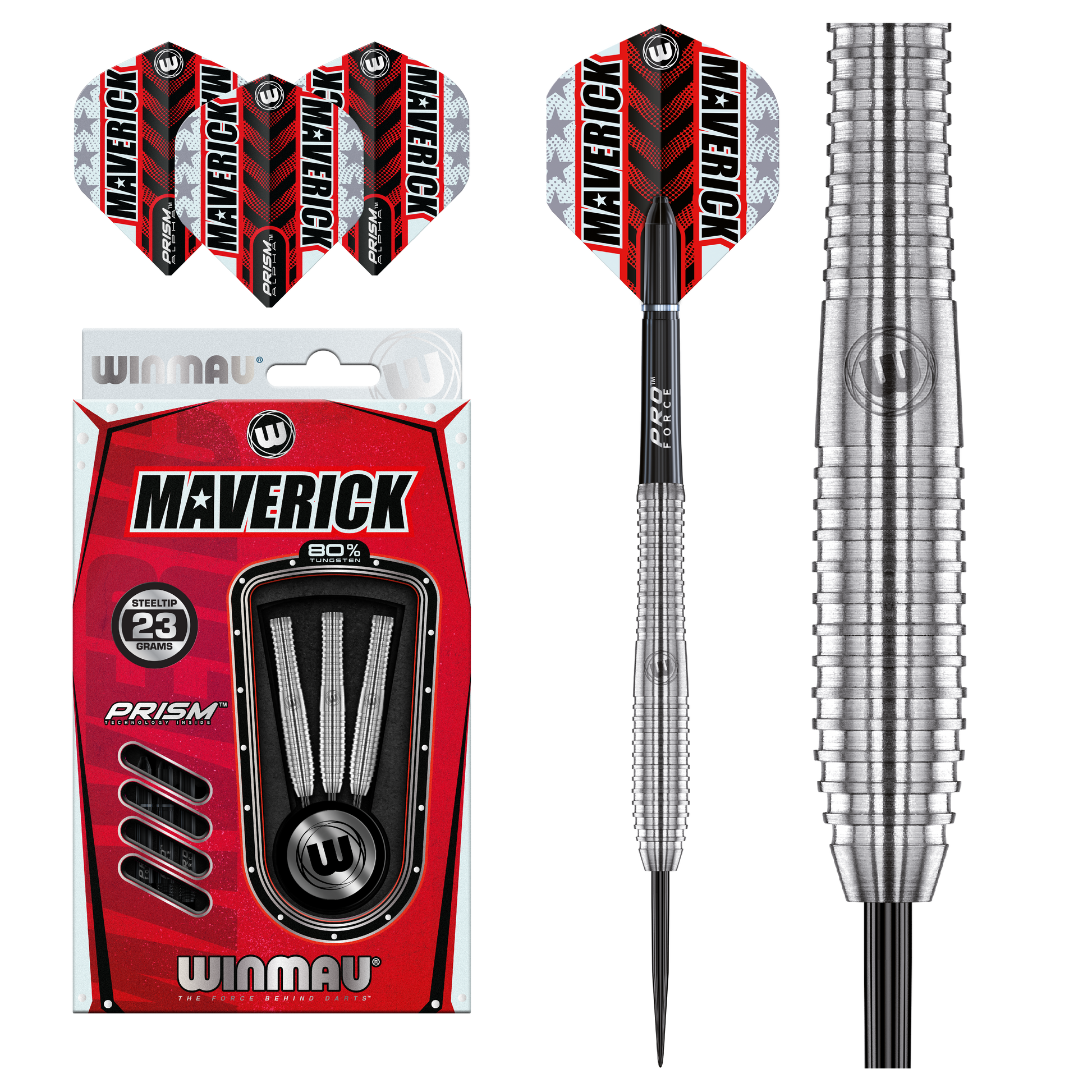 Winmau Maverick Steel Tip Dart Set image 0
