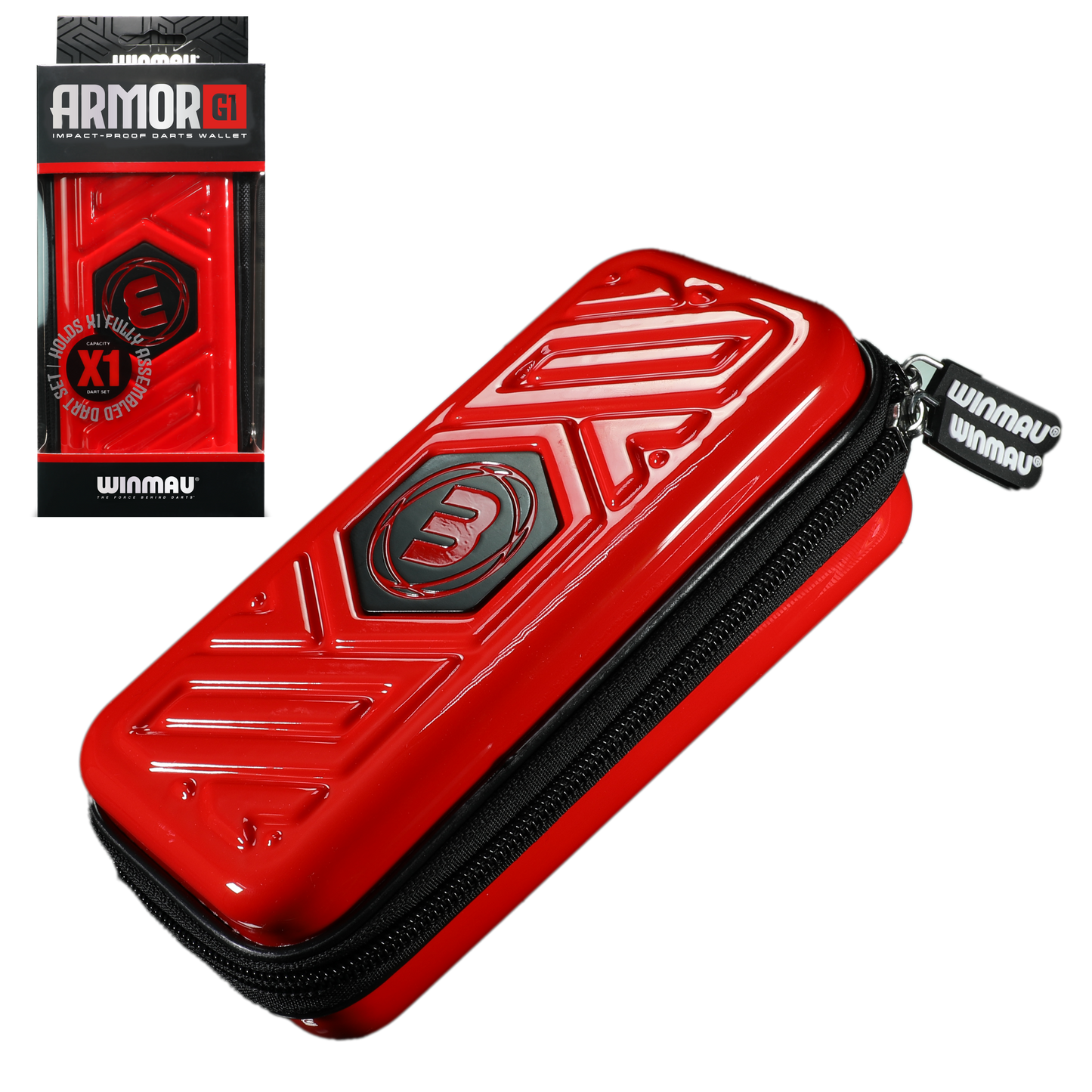 Winmau Armor G1 Red Dart Case image 0