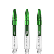 Mission Sabre Clear-Green Top Polycarbonate Dart Shaft Stem image 1