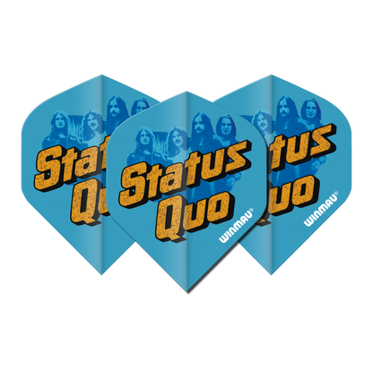 Winmau Rock Legends Status Quo Blue Dart Flights