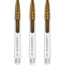 Mission Sabre Clear-Gold Top Polycarbonate Dart Shaft Stem image 0