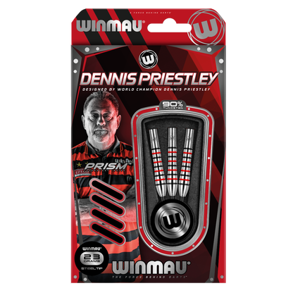 Winmau Dennis Priestley Signature Edition 90% Tungsten Steel Tip Dart Set