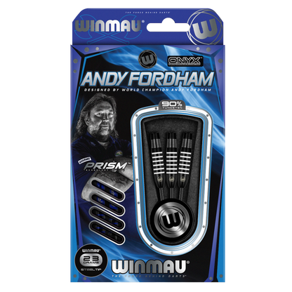 Winmau Andy Fordham 90% Tungsten Steel Tip Dart Set