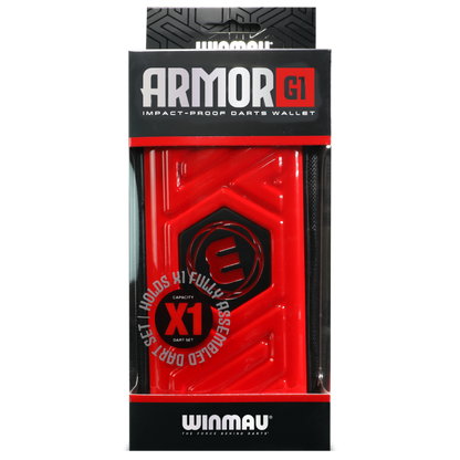 Winmau Armor G1 Red Dart Case image 4