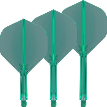 Target K-Flex Green No2 Dart Flights image 0